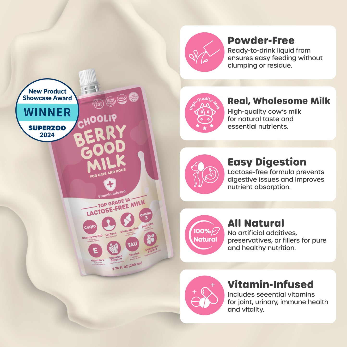 Choolip Treat Box - Variety Pouch & Hydration Milk