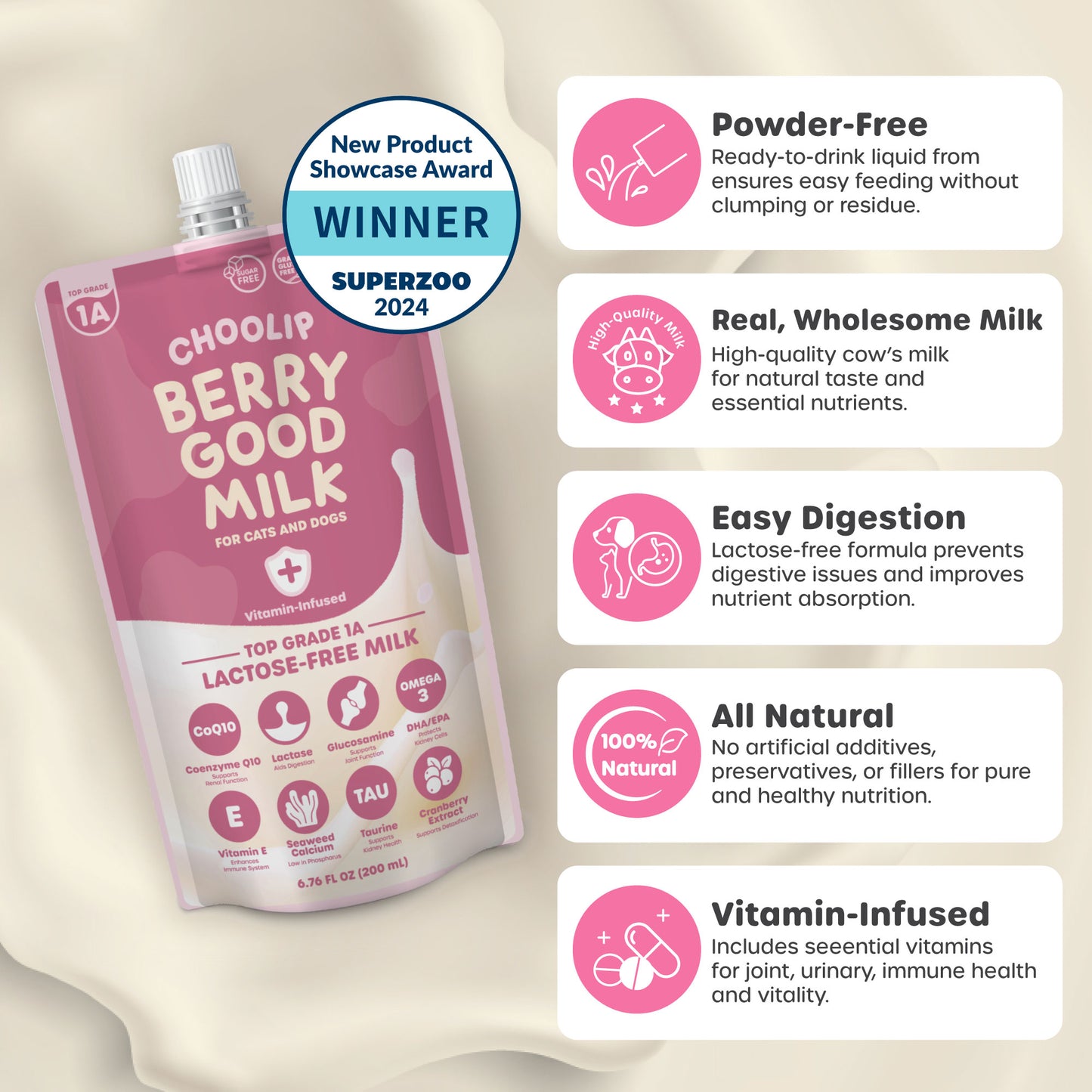 Berry Good Milk 10 Pouches