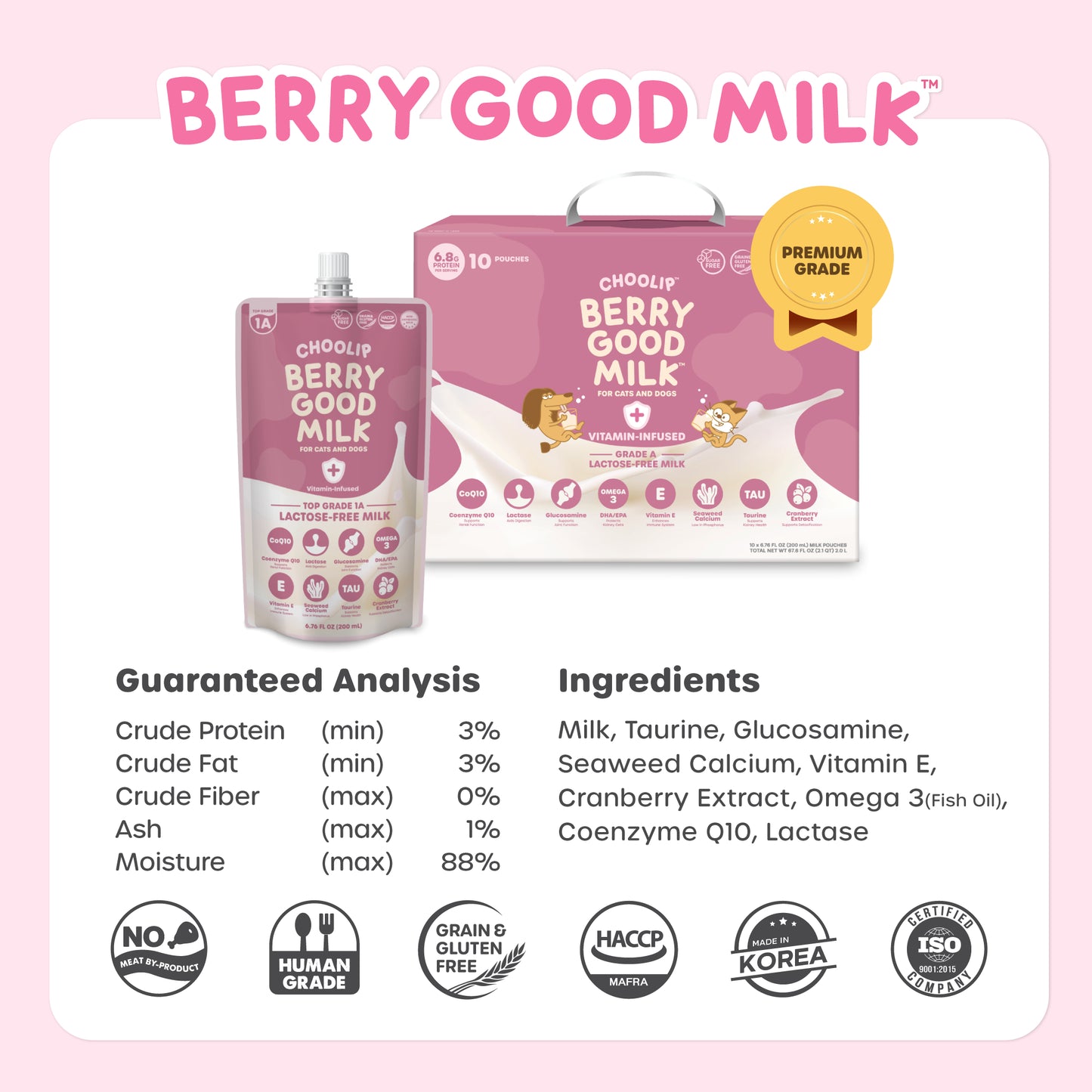 Berry Good Milk 10 Pouches