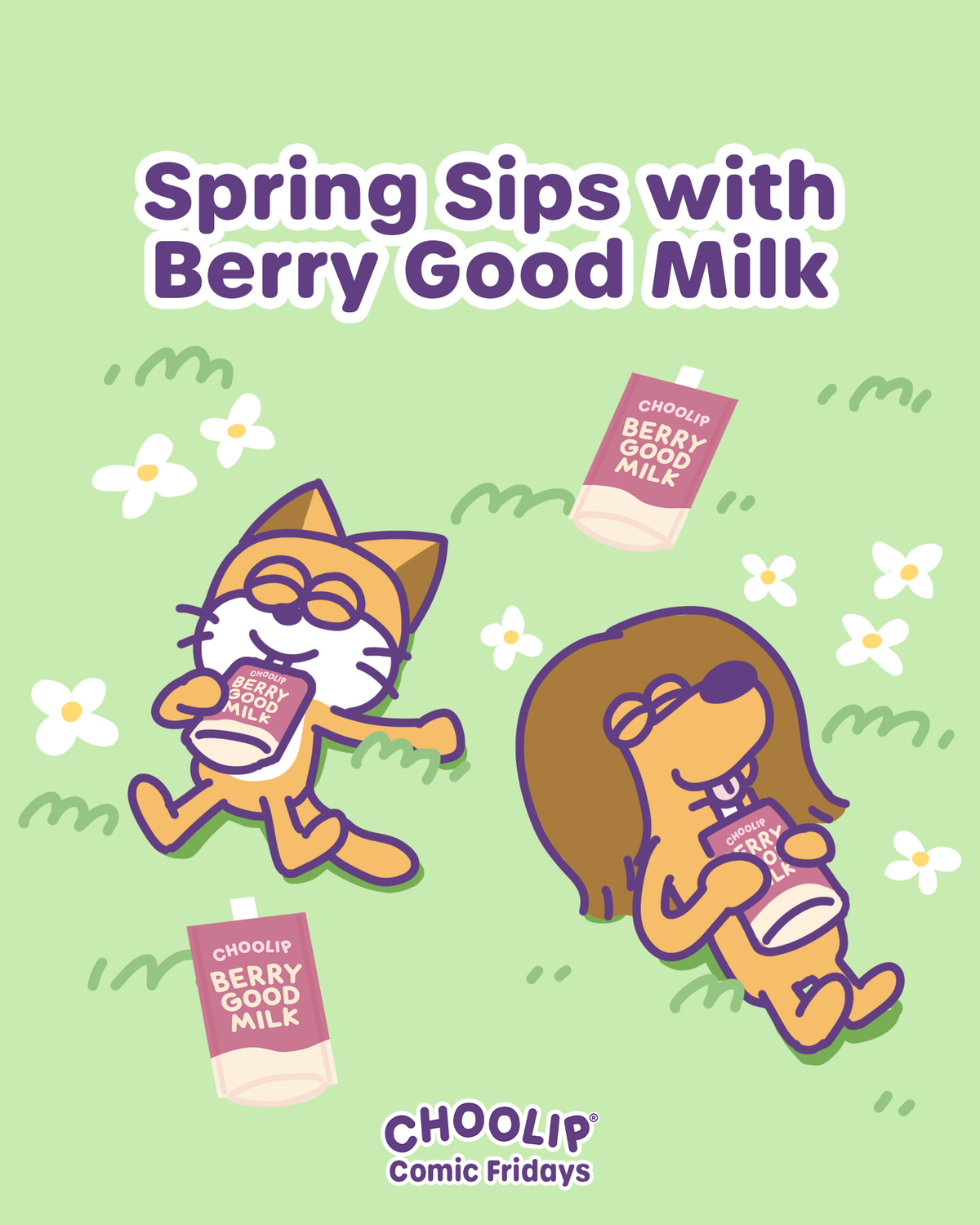 Spring sips, panel 1