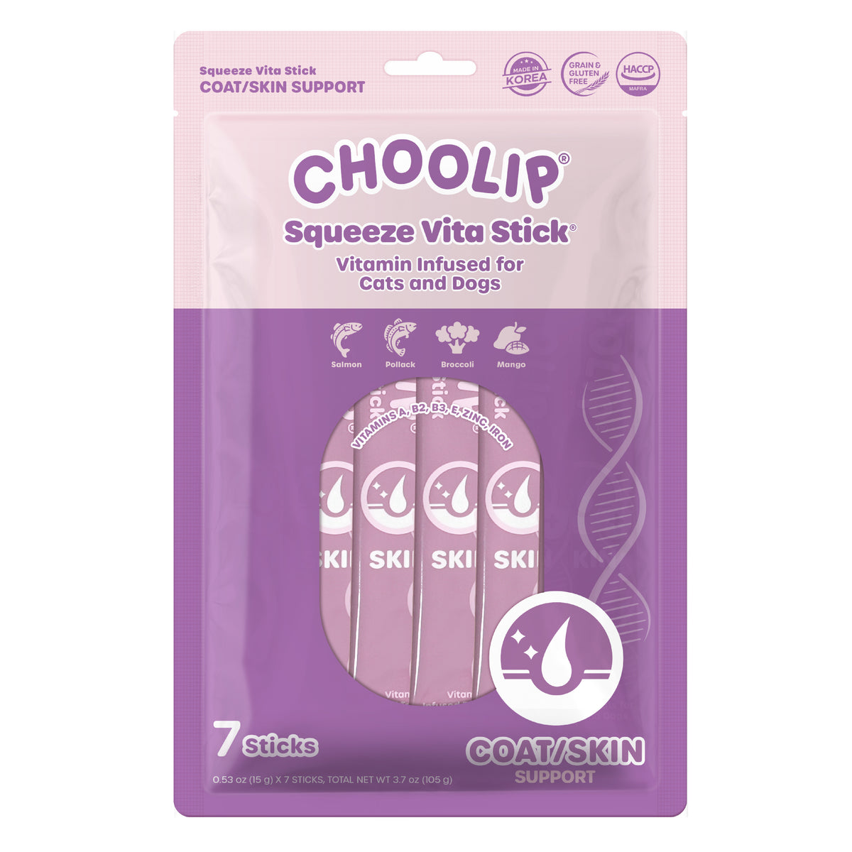 Squeeze Vita Stick Skin/Coat Pouch (7 Sticks)