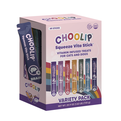 Squeeze Vita Stick Variety Grab & Go Box (49 Sticks)