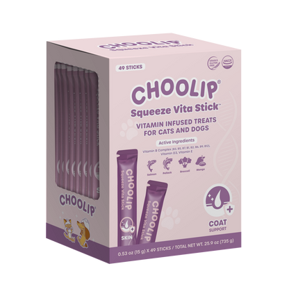 Squeeze Vita Stick Coat Grab & Go Box (49 Sticks)