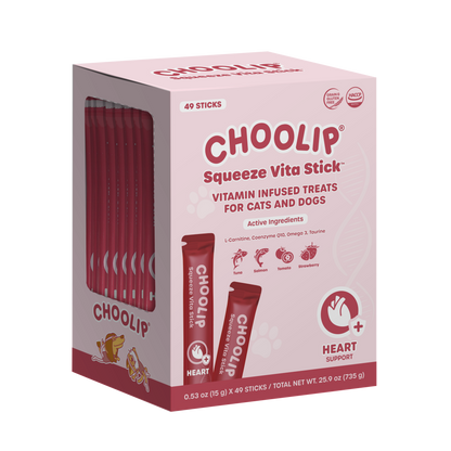 Squeeze Vita Stick Heart Grab & Go Box (49 Sticks)