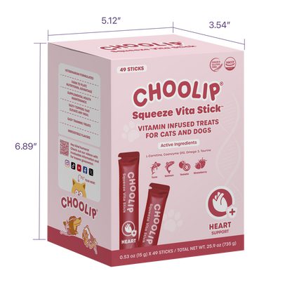 Squeeze Vita Stick Heart Grab & Go Box (49 Sticks)
