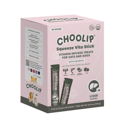 Squeeze Vita Stick Liver Grab & Go Box (49 Sticks)