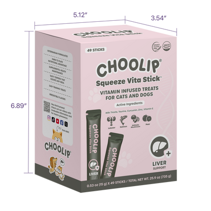 Squeeze Vita Stick Liver Grab & Go Box (49 Sticks)