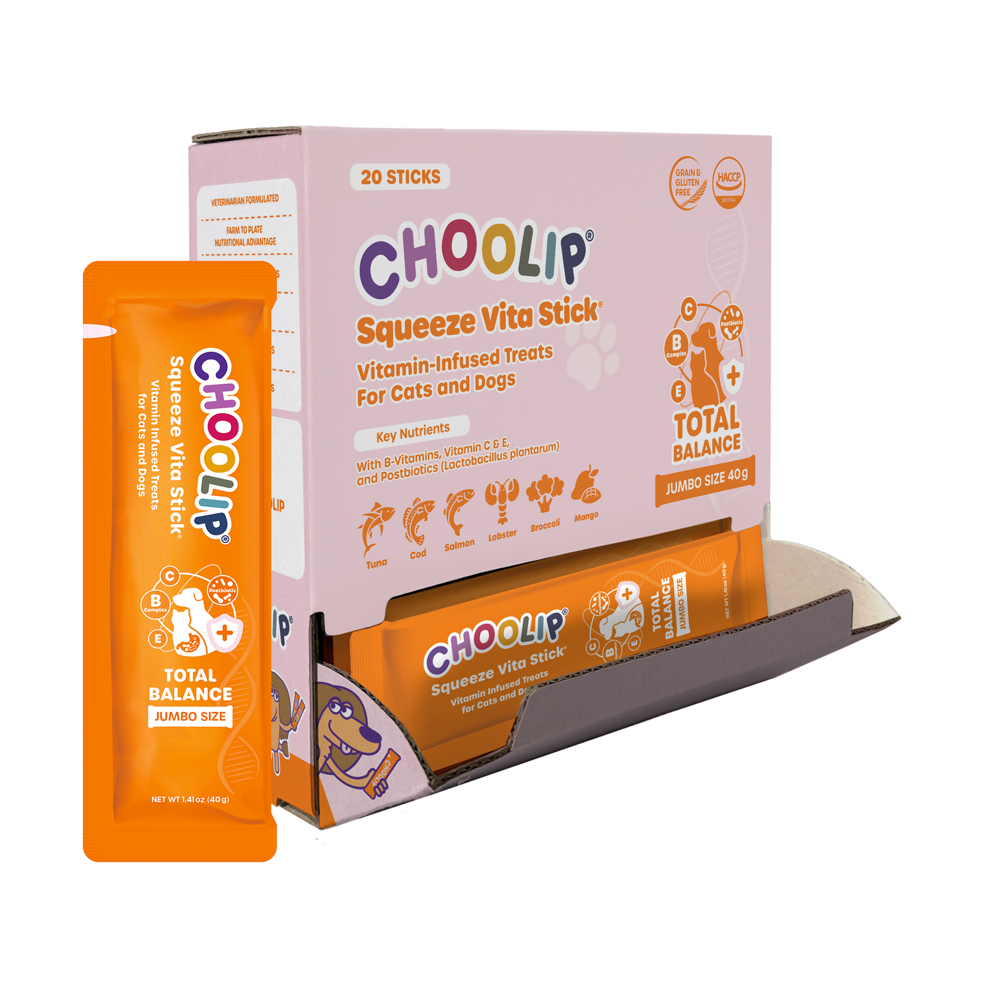 Choolip Squeeze Vita Stick with 40 g stick 