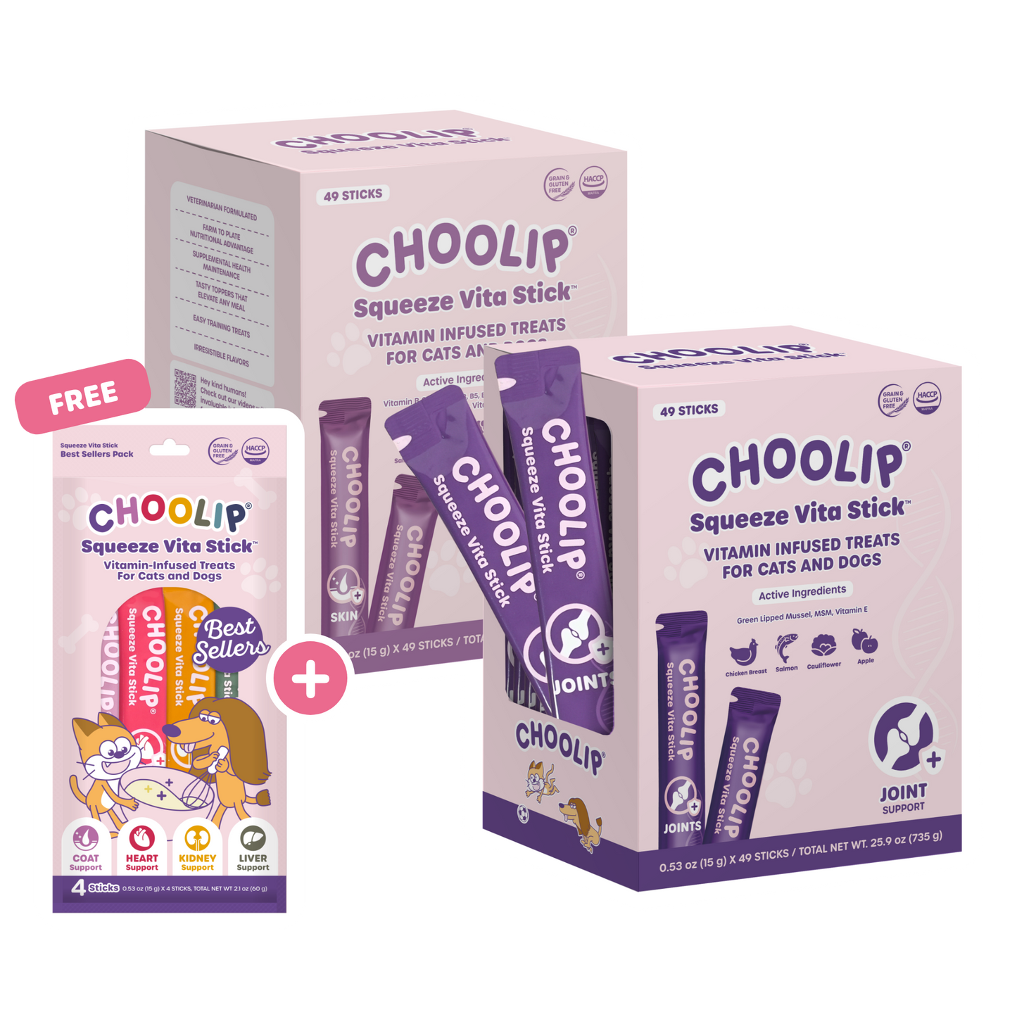 Squeeze Vita Stick Grab & Go Duo