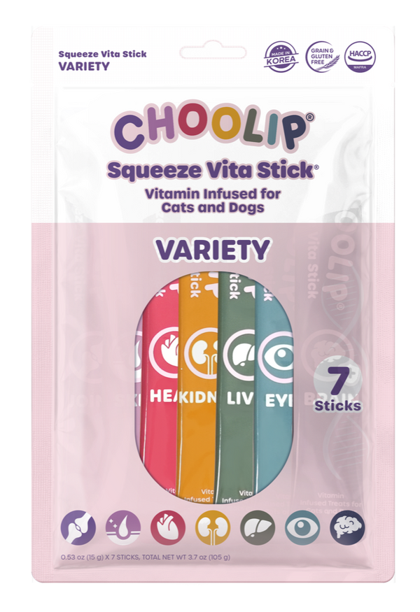 Squeeze Vita Stick Variety Pouch (7 Sticks)